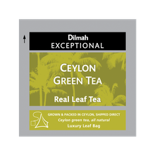 DILMAH EXCEPTIONAL CEYLON GREEN TEA - 50 UN.