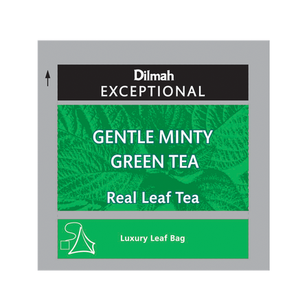 DILMAH EXCEPTIONAL GENTLE MINTY GREEN TEA - 50 UN