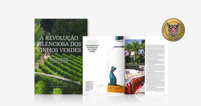 Vinhos Borges na revista de vinhos | Grande Reportagem "A Revolução Silenciosa dos Vinhos Verdes"