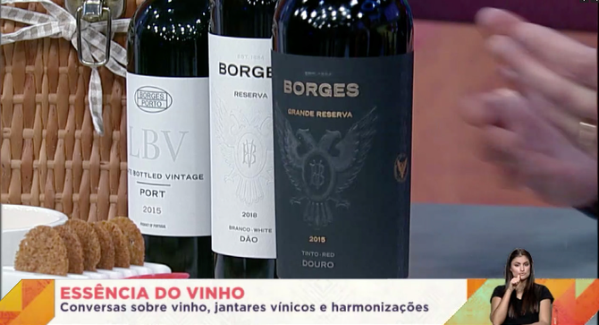 Vinhos Borges em Destaque no Programa Praça da Alegria