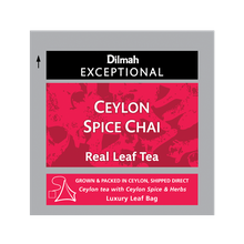 DILMAH EXCEPTIONAL CEYLON SPICE CHAI - 50 UN