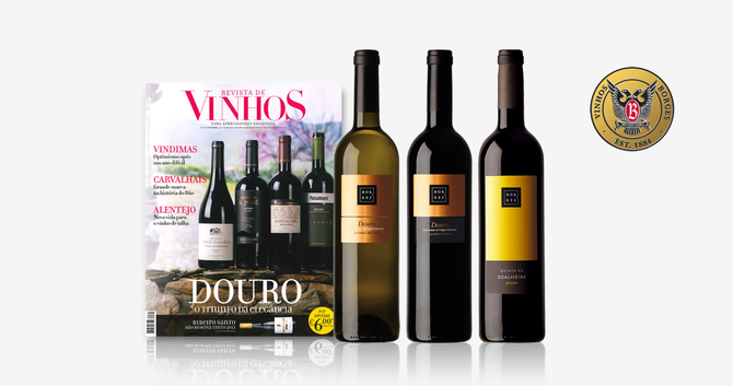 Vinhos da Borges avaliados na Revista de Vinhos - edição Novembro 2016