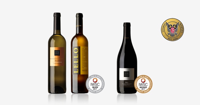 Vinhos Borges Premiados - International Wine & Spirit Competition 2017