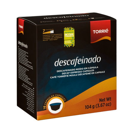 DESCAFEINADO CÁPSULA - DOLCE GUSTO COMPATÍVEL