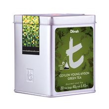 DILMAH T-SERIES CEYLON YOUNG HYSON GREEN TEA - 20 UN