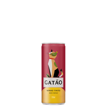 Gatão Vinho Tinto Lata
