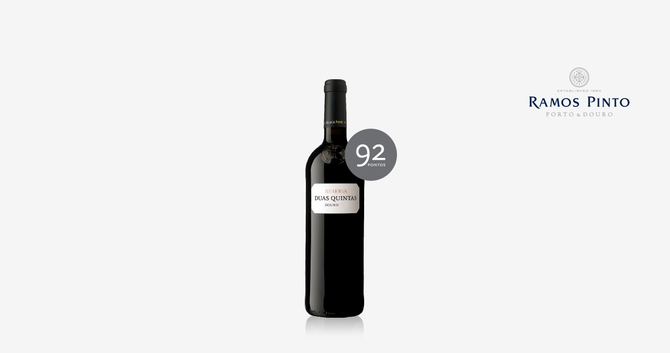 Robert Parker atribui pontuação ao vinho Duas Quintas Reserva Tinto 2015