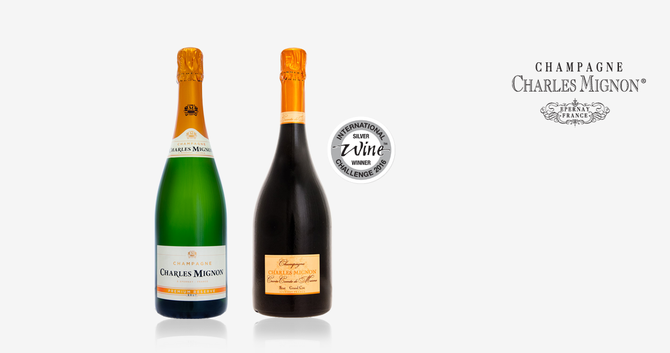 Champagnes Charles Mignon distinguidos no concurso IWC - International Wine Challenge.