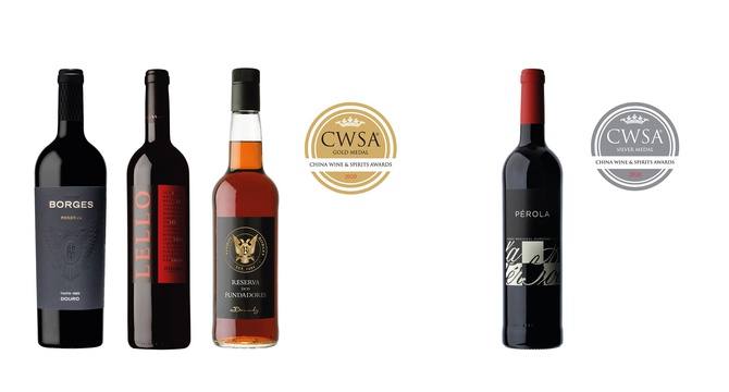 Vinhos Borges premiados no China Wine&Spirits Awards