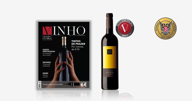 Vinhos Borges na Primeira Edição da Revista Vinho, Grandes Escolhas - Edição Maio 2017